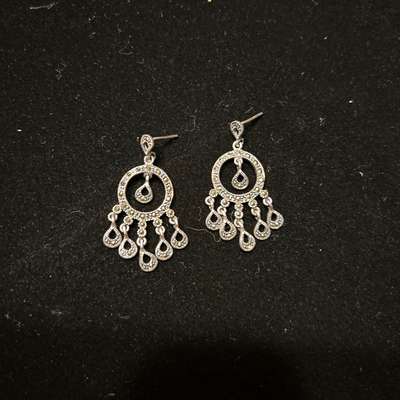 Sterling Silver Marcasite Earrings India
