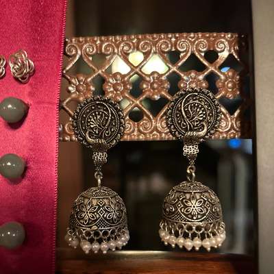Earrings from India Jhumpas