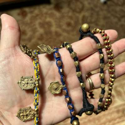 Brass Copper Handmade Anklets from India Various