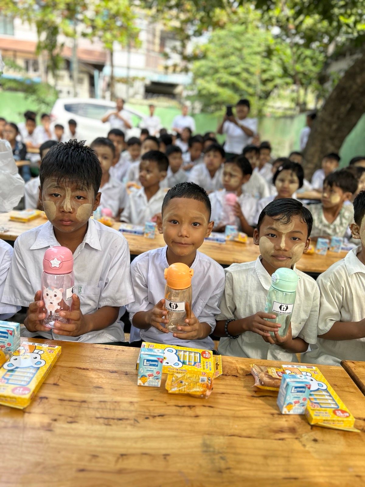 Children learning about animal welfare